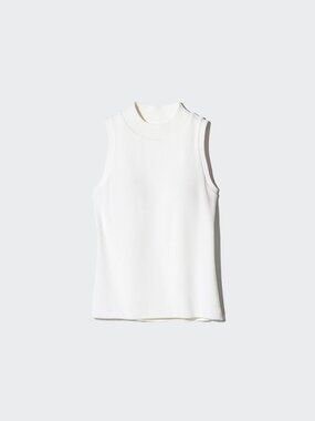 Uniqlo Washable Knit Bra Top in White, Size XS